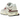 New Balance 9060 Linen Burgundy sneakers i profil med bordeaux ruskindsdetaljer, hørfarvet mesh og en chunky skumsål