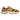 New Balance 9060 Butterscotch sneakers set fra siden med chunky sål, beige overdel i ruskind og mesh, samt hvidt New Balance-logo på siden.