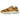 New Balance 9060 Butterscotch sneakers set fra siden med lagdelt overdel i gyldne og beige nuancer, chunky sål og mesh-detaljer