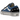 Vans LX Old Skool 36 Pearlized Pack Black Navy sneakers i profil med glansfuldt sort og marineblåt design, hvide snørebånd og hvid gummisål