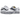 Vans Old Skool Travis Barker Dues Paid White sneakers set fra siden med hvid overdel, sorte detaljer, snørebånd og karakteristisk side-stribe
