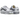 Vans Old Skool Travis Barker Dues Paid White sneakers set fra siden med hvide lærredsdetaljer, kontrastfyldte grafikdetaljer og ikonisk sål