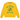 Billionaire Boys Club Crest Logo Crewneck Yellow sneakers med front view i gul farve og broderet logo pa brystet