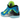 Nike Kobe 9 Elite Low Protro Perspective sneakers i et skarpt sideprofil med blå og grøn strikket overdel samt hvid sål