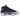 Air Jordan 13 Retro Flint sneakers i en vinkel med hvid læder tåboks, blå ruskind og klassisk hæl