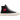 Converse Chuck Taylor All Star 70 Hi Comme des Garcons PLAY Single Heart Black sneakers i sideprofil med sort lærred og rødt hjerte