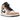 Jordan 1 Mid SE Flight Club sneakers i et vinklet udsnit med hvid læderoverdel, sorte detaljer og klassisk snøring