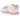 Adidas Taekwondo Caroline Hu x CLOT Pink Silver sneakers i sideprofil med lyserød overdel og sølvdetaljer