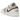 Jordan 1 Low SE Desert Khaki Red Sepia sneakers i vinkelvisning med brun læderoverdel, røde detaljer og hvid mellemsål