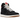 Jordan 1 Retro High OG Flight Club sneakers set fra sideprofil med hvid og rød overdel samt sort swoosh og snørebånd