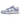 Nike Dunk Low Next Nature Lilac sneakers i vinklet visning med lilla og hvide laederpaneler, klassiske snoerband og gummisol.