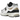 New Balance 2002R White Black Gold Metallic sneakers i vinklet profil med hvid mesh, sorte og gyldne detaljer samt snørebånd