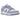Nike Dunk Low Next Nature Lilac sneakers i sideprofil med lyselilla og hvide læderpaneler samt klassisk snøring