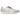 Jordan Tiempo Streetgato SE Phantom Sail sneakers i vinklet visning med hvid overdel i læder, ruskind og gyldne detaljer på sålen
