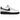 Nike Air Force 1 Low '07 White Black sneakers i sideprofil med hvid læderoverdel og sort swoosh-logo samt klassisk gummisål