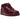 Nike Air Force 1 Low Syna Central Cee Dark Beetroot sneakers i et klassisk sideprofil med mørkerød læderoverdel og matchende sål