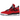 Jordan 4 Retro Toro Bravo sneakers i et klassisk sideprofil med rød nubuck overdel, svajet mellemsål og sorte detaljer