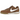 Nike Gato Light British Tan Archaeo Brown sneakers i vinkelret visning med lysebrunt ruskind og mørkebrune detaljer