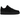 Nike Air Force 1 Low Valentine's Day Triple Black sneakers i sideprofil med sort læderoverdel, snørebånd og matchende gummisål