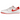 Jordan 1 Retro Low OG University Red sneakers i sideprofil med rød og hvid læderoverdel, klassisk snøring og flad gummisål