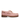 Timberland Authentic Boat Shoe Pink sneakers set fra siden med klassisk pink læderoverdel, rågummisål og detaljer med hvide snørebånd