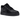 Nike Air Force 1 Low SP Slam Jam Black sneakers i sideprofil med sort læderoverdel, perforeret tåboks og hvid mellemsål