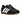 Adidas Taekwondo Black White sneakers i vinklet profil med sort læderoverdel, hvide 3-stripes og slank gummisål