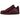 Nike Air Force 1 Low Syna Central Cee Dark Beetroot sneakers i en klassisk sideprofil med mørkerød læderoverdel og matchende sål.