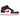 Jordan 1 Mid Gym Red Black White sneakers i vinkelret profil med rød, sort og hvid læderoverdel samt klassisk snøring