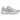 ASICS Gel 1130 'Silver Ironclad' sneakers i vinklet visning med sølvfarvede og grå overlejringer samt åndbar mesh.