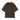 Fear of God Essentials Core Collection Heavy S/S Tee Heather Wood sneakers frontview i brunlig heather wood farvet bomuld med rykdetalje