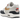 Nike Air Max 1 Olympic sneakers i sideprofil med rød mudguard, hvid mesh upper, blå detaljer og guld swoosh