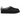 UGG Tasman Biarritz Slipper Black sneakers set fra siden med sort ruskind overdel og dekorativ broderet kant omkring kraven
