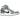 Jordan 1 Mid Dutch Green sneakers vist i sideprofil med grøn oglyserød læderoverdel samt hvid mellemsål