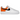 Nike Air Force 1 Low '07 Essential White/Brilliant Orange sneakers i sideprofil med hvid læderoverdel og orange detaljer