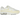 Nike Air Max 1 White Alabaster sneakers i vinkelvisning med hvid overdel i mesh, gule detaljer og synlig Air stødabsorbering i sålen