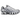 Nike Shox TL Metallic Silver sneakers i en stilfuld sideprofil med sølvfarvet overdel og de ikoniske sorte stødabsorberende søjler