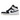 Air Jordan 1 Mid SE 'Diamond' sneakers i et klassisk sideprofil med hvid og sort læderoverdel samt hvid mellemsål