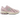New Balance 1906R Rose Sugar Ice Wine sneakers i vinkelvisning med lyserød mesh overdel, metalfarvede detaljer og hvid sål