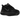 Nike Vomero Plus Black Metallic Dark Grey sneakers i vinkelret visning med sort overdel, mørkegrå detaljer og snørebånd