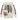 Supreme Hanes Bones Thermal Crew FW25 (1 Pack) White sneakers frontbillede af hvid langærmet trøje med grafisk knogledesign