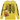 Supreme Hanes Bones Thermal Crew FW25 (1 Pack) Yellow sneakers set forfra med ikonisk sort Supreme-branding på en gul langærmet trøje