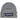 Supreme New Era Box Logo Beanie sneakers ses forfra i heather grey uldblanding med det ikoniske røde og hvide Box logo broderet på forsiden.