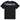 Supreme Tag Tee Black sneakers, set forfra med sort tekstil og det klassiske Supreme-logo trykt centralt på brystet