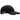 Nike x NOCTA Club Cap Black/White hovedbeklædning set fra siden med sort stof, hvidt logo på fronten og justerbar rem bagpå