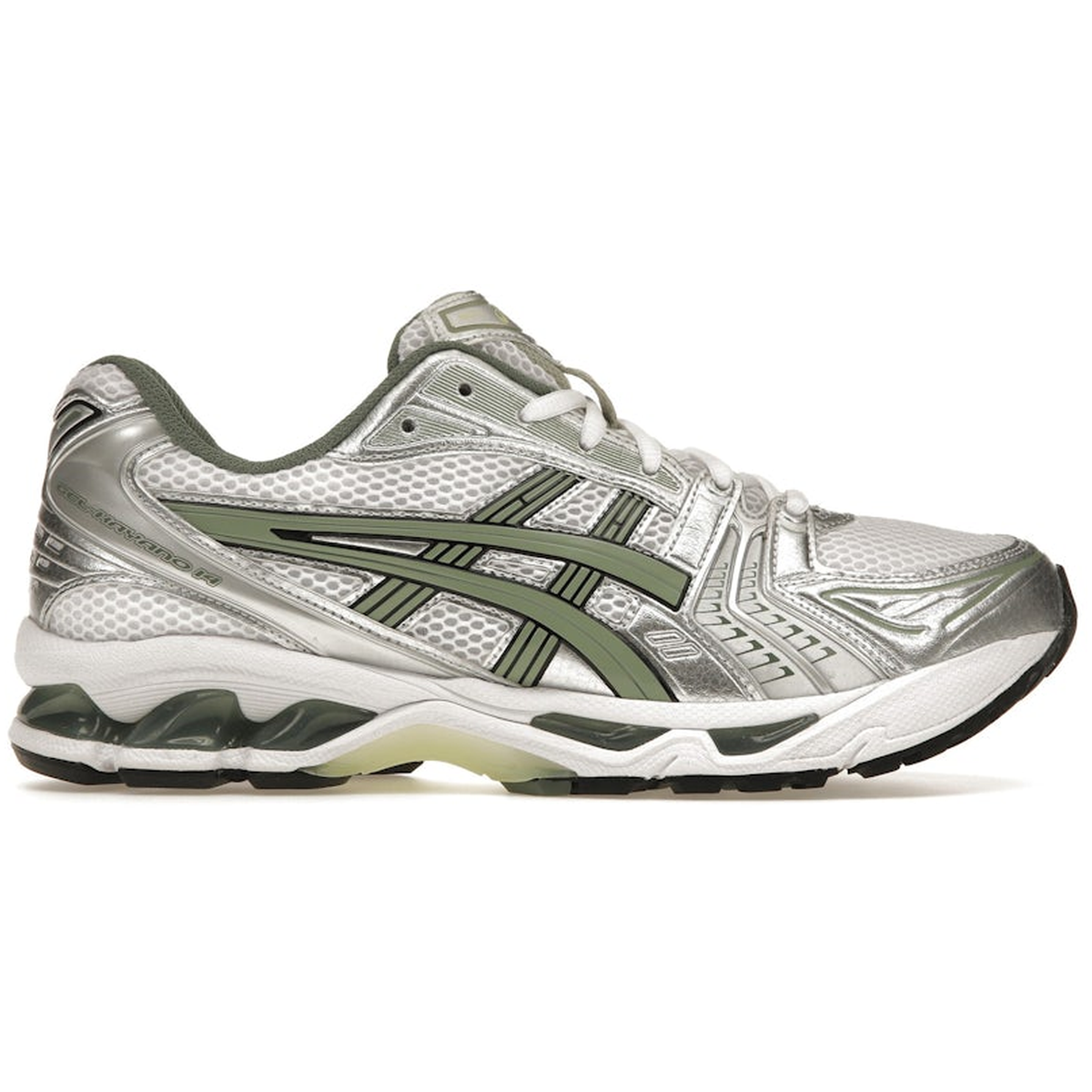 ASICS Gel-Kayano 14 White Pure Silver Slate Grey Sage