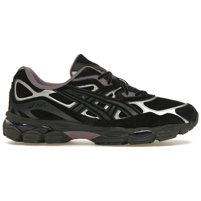 ASICS Gel-NYC Black Purple Graphite Grey