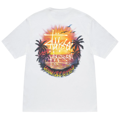 Stussy Sunset Tee White
