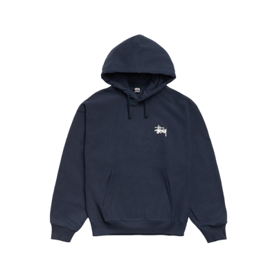 Stussy Basic Hoodie Navy