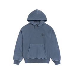 Stussy Smooth Stock Pigment Dyed Hoodie Navy